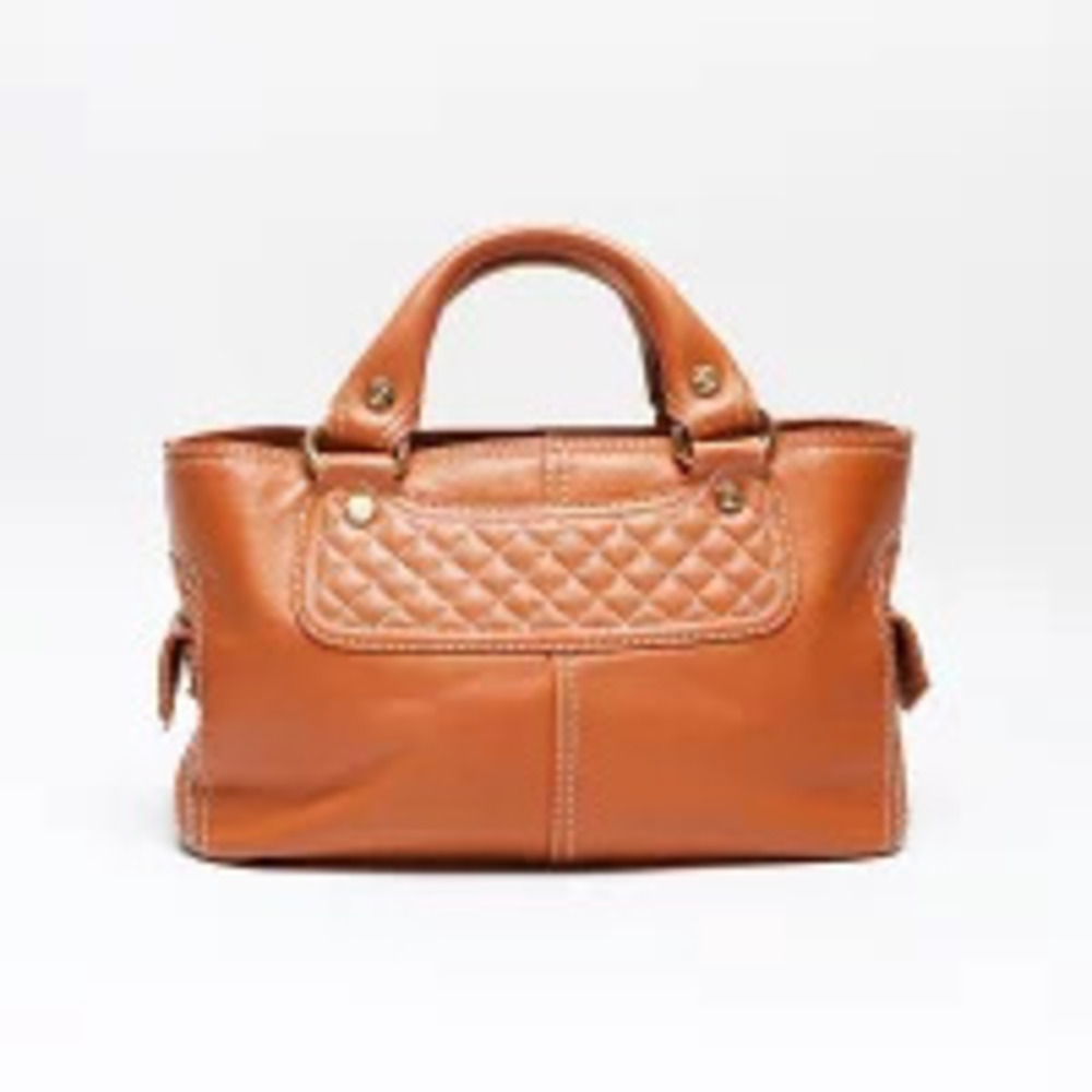Celine brown leather handbag